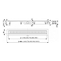 Plastic linear siphon APZ9 75cm – Alcaplast 11.25.254.0101 – миниатюра 3